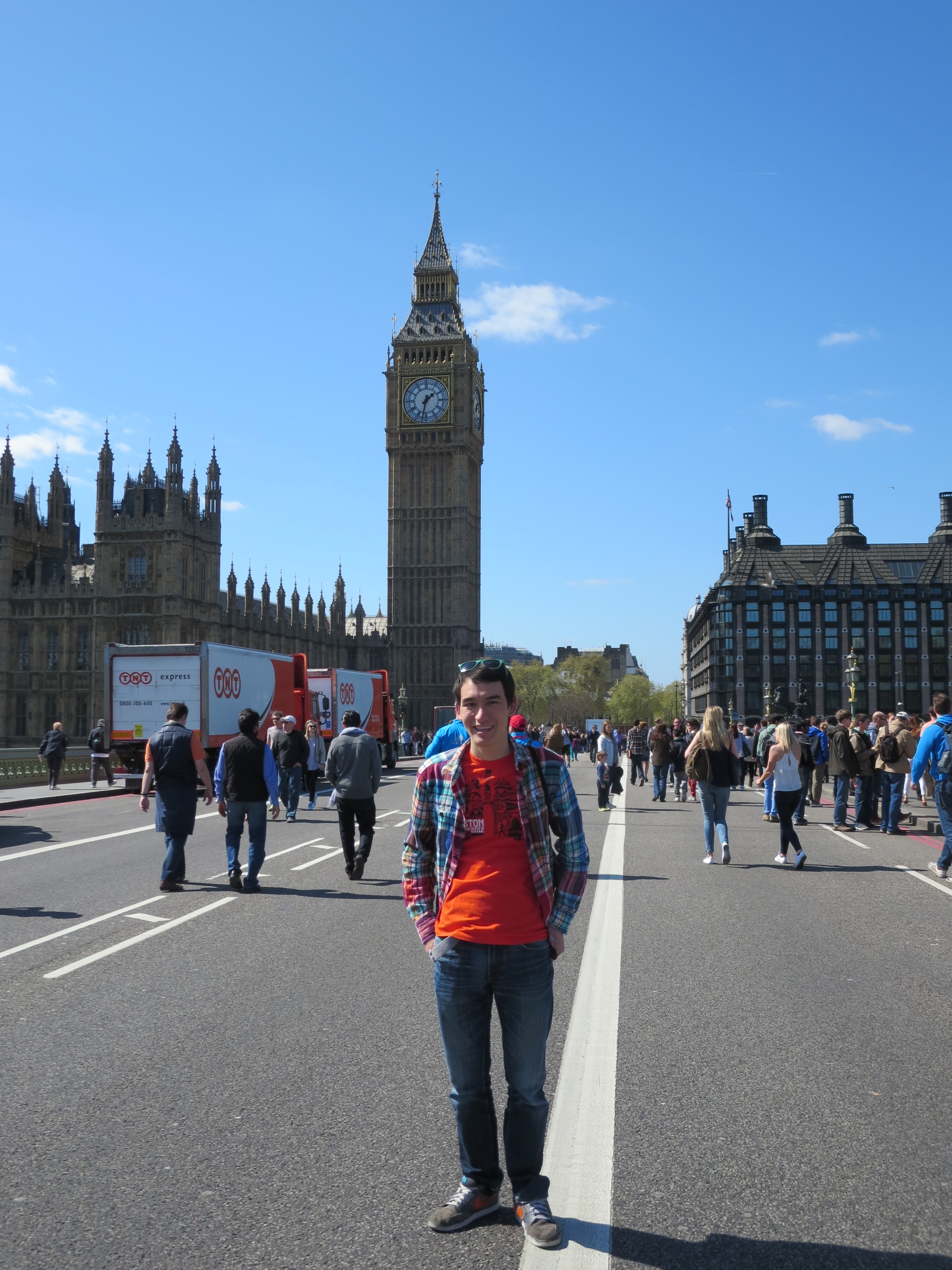 Big Ben During the London Marathon