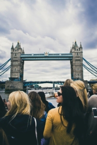 London Bridge with crowd